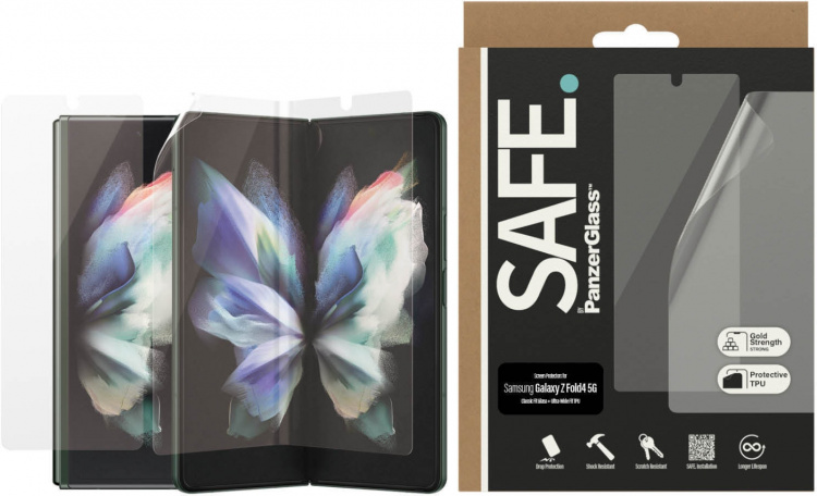 SAFE by PanzerGlass beskyttelsesfilm, Samsung Galaxy Z Fold4 5G