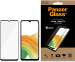 PanzerGlass panserglas, Samsung Galaxy A33 5G, sort ramme