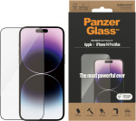 PanzerGlass panserglas, iPhone 14 Pro Max, sort ramme