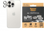 PanzerGlass Hoops kameralinsedæksel, iPhone 15 Pro / 15 Pro Max, hvidt metal PanzerGlass Hoops kameralinsedæksel, iPhone 15 Pro / 15 Pro Max, hvidt metal