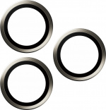 PanzerGlass Hoops kameralinsedæksel, iPhone 15 Pro / 15 Pro Max, titanium PanzerGlass Hoops kameralinsedæksel, iPhone 15 Pro / 15 Pro Max, titanium