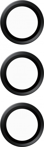 PanzerGlass Hoops kameralinsedæksel, Samsung Galaxy A55 5G, sort