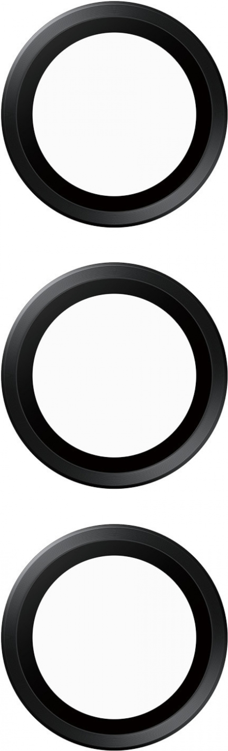 PanzerGlass Hoops kameralinsedæksel, Samsung Galaxy A55 5G, sort