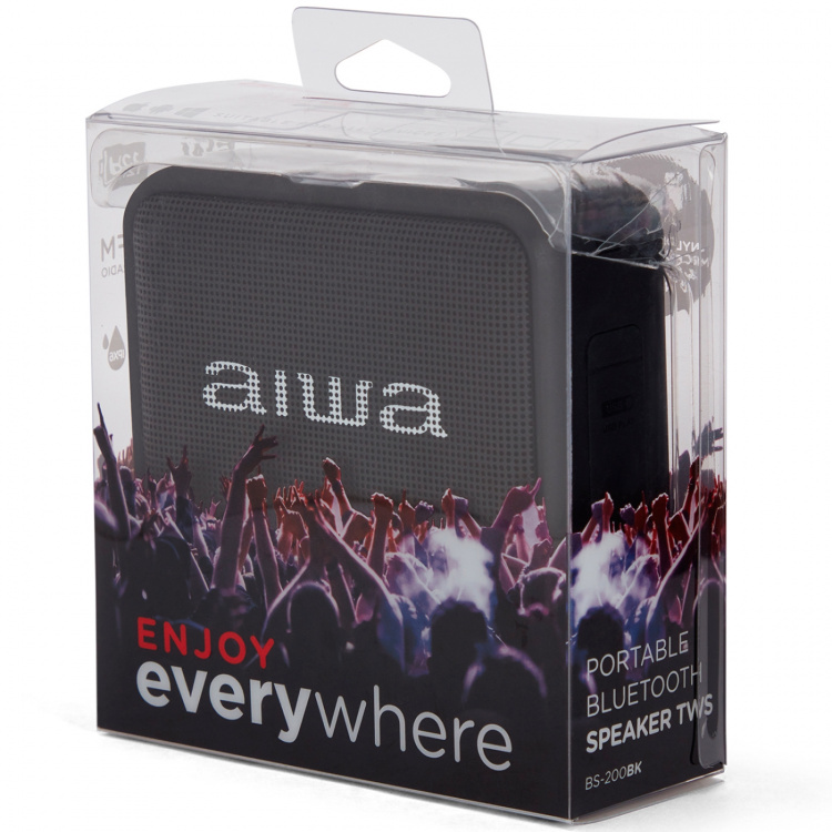 AIWA Bluetooth-högtalare Svart AIWA Bluetooth-högtalare Svart