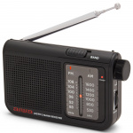 AIWA Pocket radio med FM/MW Svart AIWA Pocket radio med FM/MW Svart