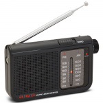 AIWA Pocket radio med FM/MW Svart AIWA Pocket radio med FM/MW Svart
