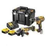 DeWALT Værktøjssæt DeWalt DCK2080P2T-QW (DCD796 + DCG405) 18 V 2x5,0 Ah batt