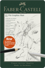 Faber-Castell Sæt Pitt Graphite Matt tin (11 stk.) (115220)