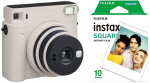 Fuji Instax Instant Camera SQ1 + 10 billeder - hvid