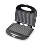MELISSA Sandwichtoaster | 750 W | Grillplader | Automatisk temperaturkontrol | Non-stick belægning | Sort