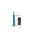 Nedis Bluetooth Mottagare | Audio / video / dataanslutningar utgång: USB-C™ Female / 1x 3.5 mm | AAC / SBC | Automatisk avstängnings funktion | Svart