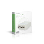 Nedis CATV forstærker | Forstærkning: 25 dB | 47 - 694 MHz | Antal output: 2 | Få kontrol | Hvid
