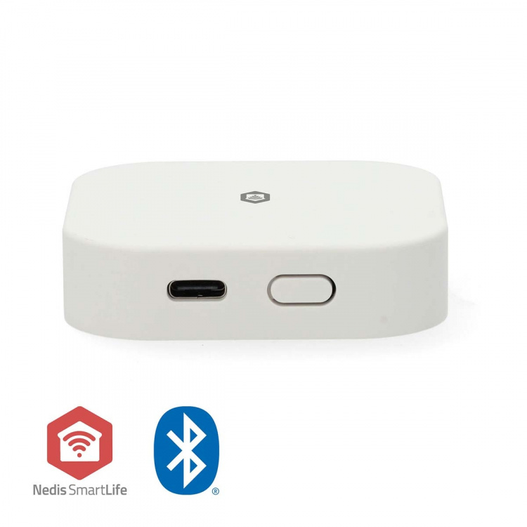 Nedis SmartLife Gateway | Bluetooth® / Zigbee 3.0 | 50 Enheder | USB Drevet | Android™ / IOS | Hvid