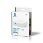 Nedis SmartLife Gateway | Bluetooth® / Zigbee 3.0 | 50 Enheder | USB Drevet | Android™ / IOS | Hvid