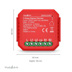 Nedis SmartLife indbygget modul | Dobbelt triac-dimmer | 2 x 100 W | Terminalforbindelse | App tilgængelig til: Android™ / IOS Nedis SmartLife indbygget modul | Dobbelt triac-dimmer | 2 x 100 W | Terminalforbindelse | App tilgængelig til: Android™ / IOS
