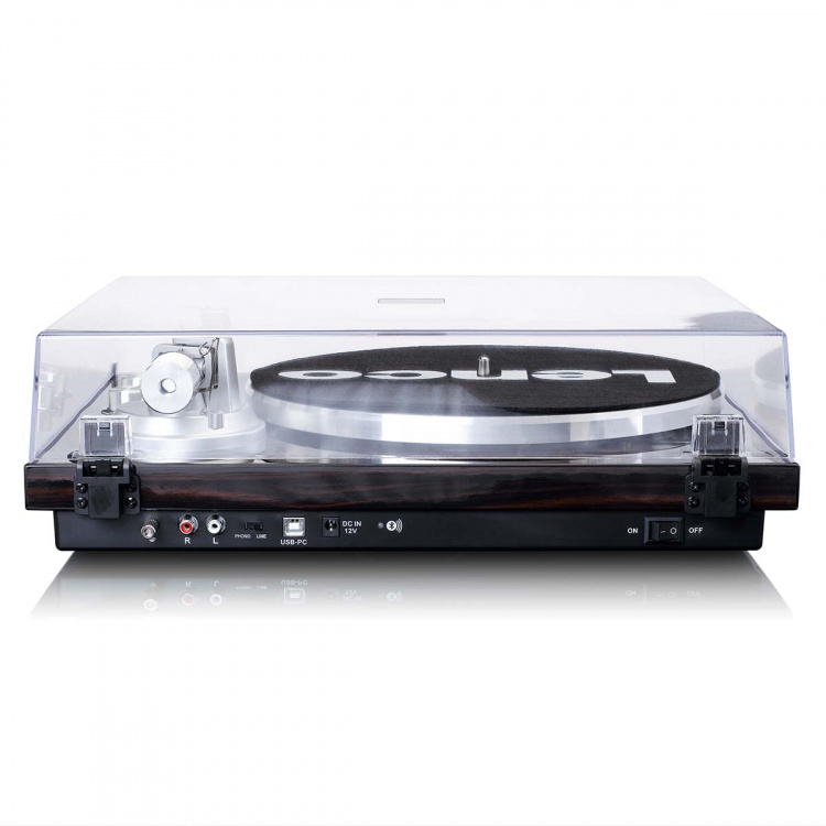 Lenco Pladespiller med Bluetooth®-transmission Mørkebrun