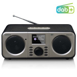 Lenco Stereo DAB+ FM-radio med Bluetooth® Sort