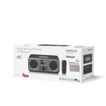 Lenco Stereo DAB+ FM-radio med Bluetooth® Sort