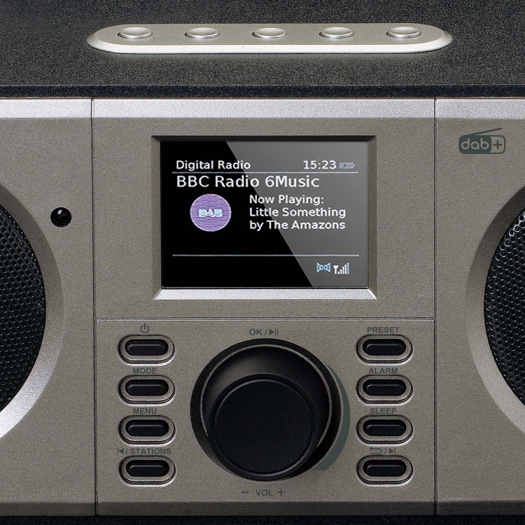 Lenco Stereo DAB+ FM-radio med Bluetooth® Sort
