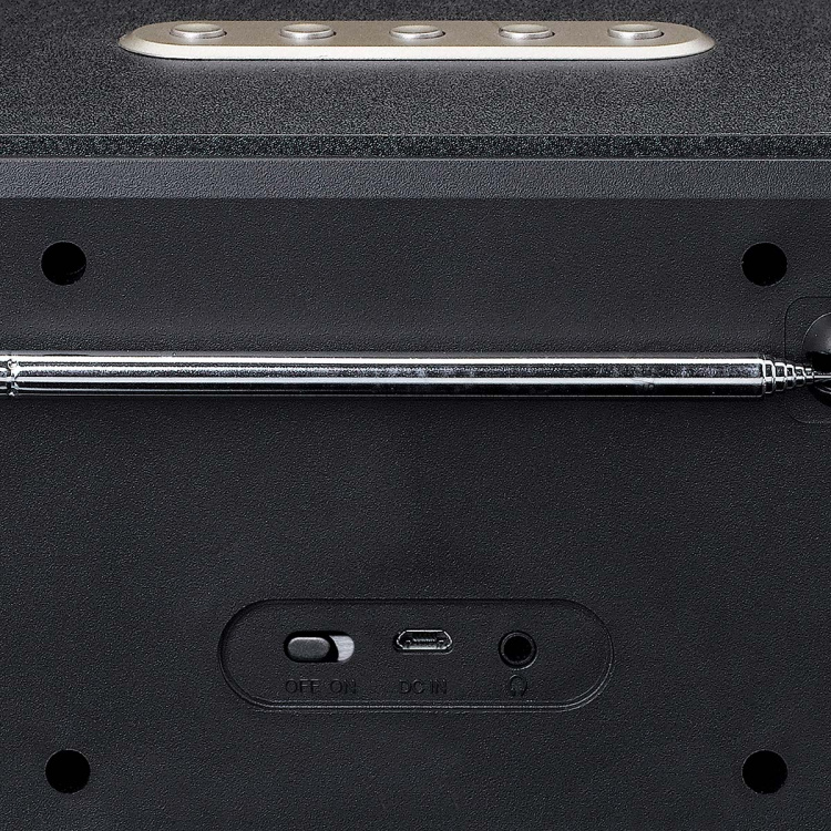 Lenco Stereo DAB+ FM-radio med Bluetooth® Sort