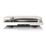 Lenco Pladespiller med synligt remtræk, ramme i børstet aluminium og Ortofon 2M RED-patron Sort Lenco Pladespiller med synligt remtræk, ramme i børstet aluminium og Ortofon 2M RED-patron Sort