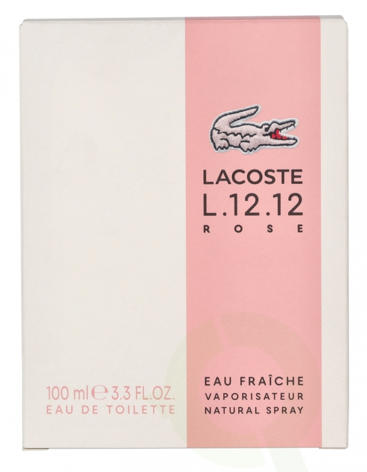 Lacoste L.12.12 Rose Eau Fraiche Edt Spray 100 ml