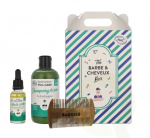 Monsieur Barbier The Hair & Beard Box 280 ml Shampoo 250ml/Beard Oil 30ml/Comb