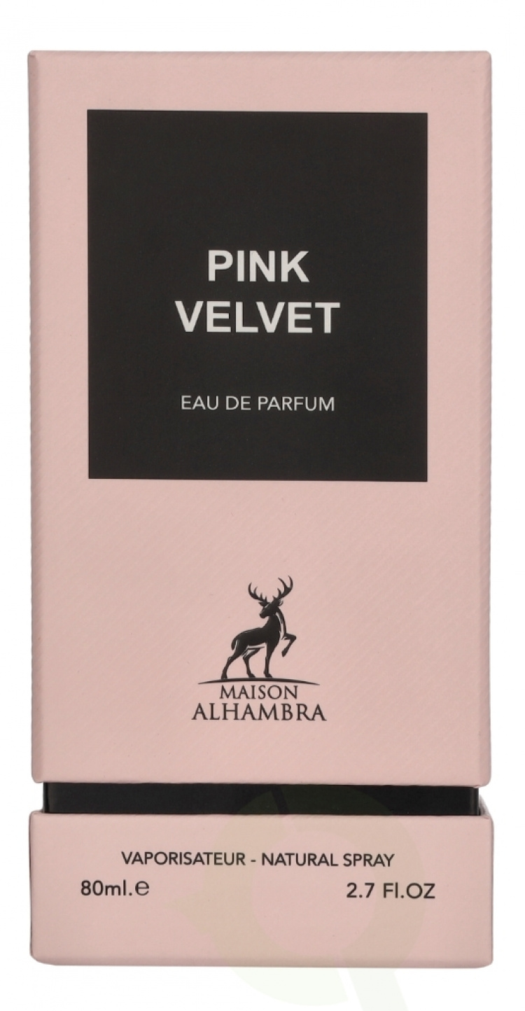 Maison Alhambra Pink Velvet (Rose Petals) Edp Spray For Women 80 ml