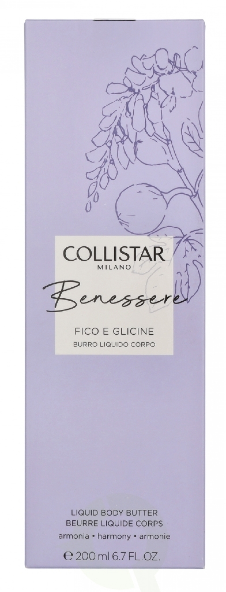 Collistar Benessere Fig And Wisteria Liquid Body Butter 200 ml