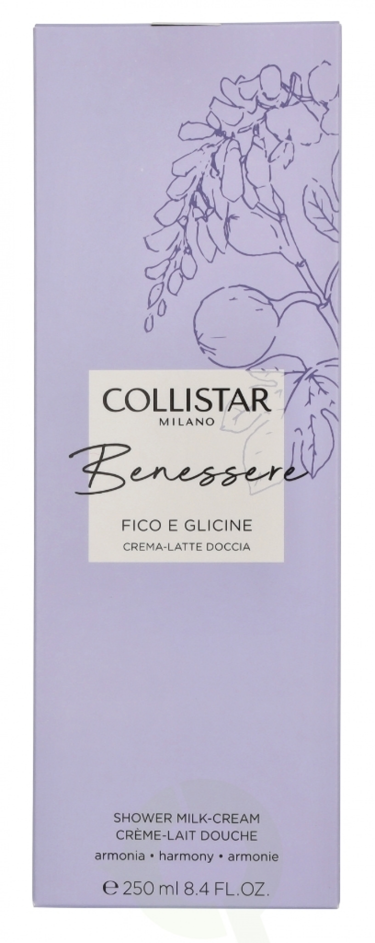 Collistar Benessere Fig And Wisteria Shower Milk Cream 250 ml