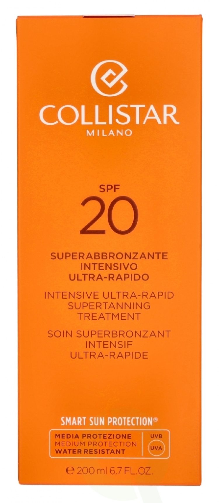 Collistar Intensive Ultra-Rapid Supertanning Treatment SPF20 200 ml