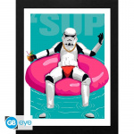 ORIGINAL STORMTROOPER - Indrammet tryk Pool Boy (30x40) x2