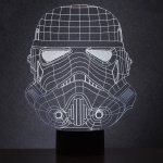 ThumbsUp Storm Trooper-lampe med trådramme