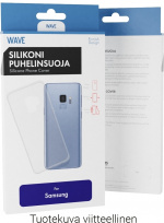 Wave silikonebeskytter, Samsung Galaxy A70, gennemsigtig