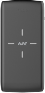 Wave QiPower backup-strømforsyning, 10 000 mAh, sort Wave QiPower backup-strømforsyning, 10 000 mAh, sort