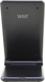 Wave Qi Desktop Stand 15W med trådløs opladning, sort Wave Qi Desktop Stand 15W med trådløs opladning, sort