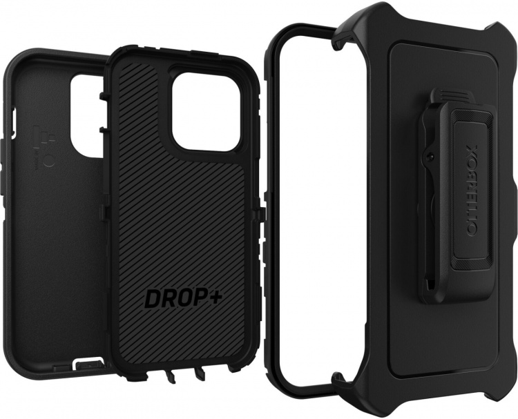 Otterbox Defender beskyttelsesetui, iPhone 14 Pro, sort