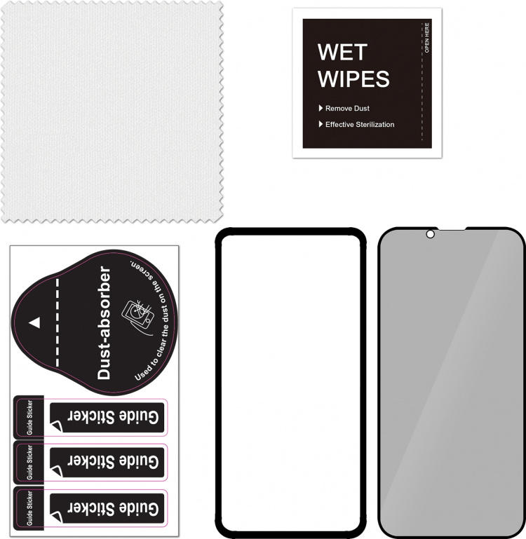 FoneKit Privacy+ Full Cover, iPhone 13 / 13 Pro / 14, sort FoneKit Privacy+ Full Cover, iPhone 13 / 13 Pro / 14, sort