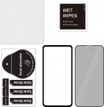 FoneKit Privacy+ Full Cover, iPhone 14 Pro, sort