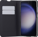 FoneKit BookCase beskyttelsesetui, Samsung Galaxy S23, sort FoneKit BookCase beskyttelsesetui, Samsung Galaxy S23, sort