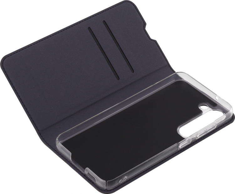 FoneKit BookCase beskyttelsesetui, Samsung Galaxy S23, sort FoneKit BookCase beskyttelsesetui, Samsung Galaxy S23, sort