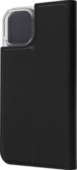 FoneKit BookCase beskyttelsesetui, iPhone 13, sort