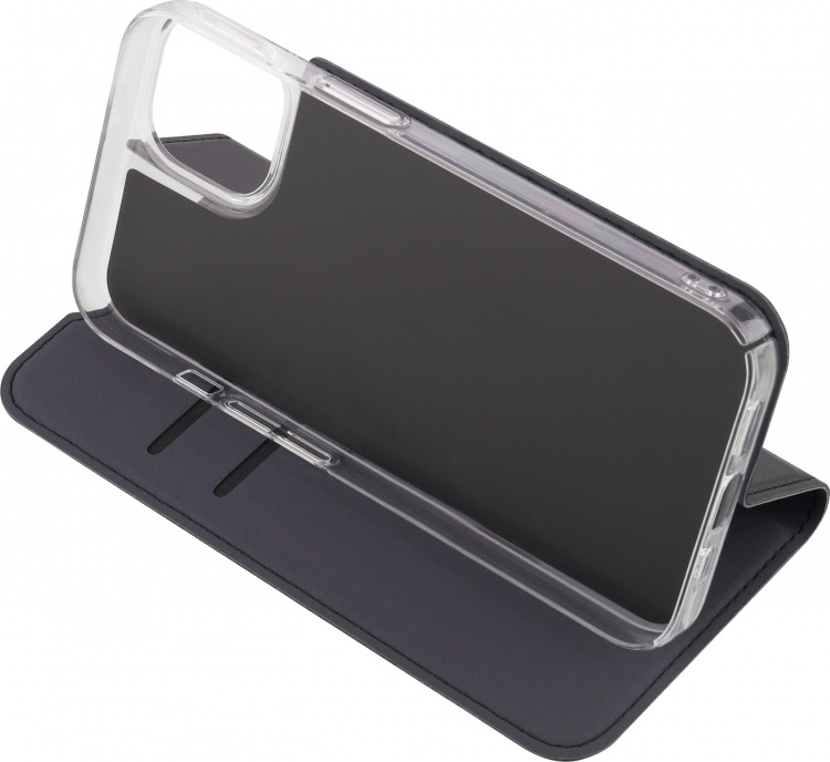 FoneKit BookCase beskyttelsesetui, iPhone 13, sort