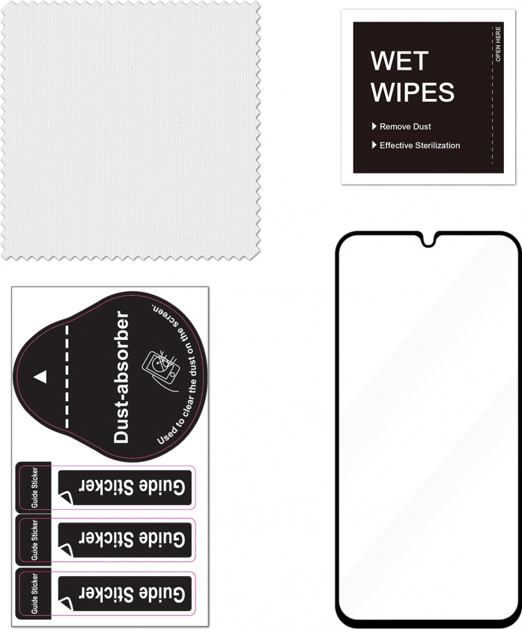 FoneKit Fuldt dækkende panserglas, Samsung Galaxy A34 5G