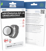 Wave 3D PMMA skærmbeskytter, Garmin Venu 2 / 2 Plus, sort