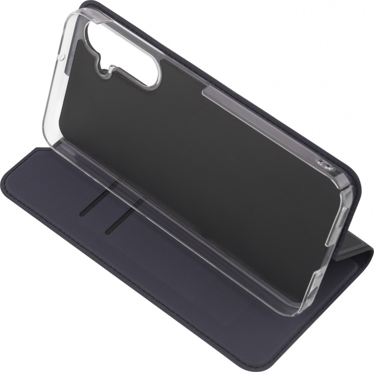 FoneKit BookCase beskyttelsesetui, Samsung Galaxy A25 5G, sort FoneKit BookCase beskyttelsesetui, Samsung Galaxy A25 5G, sort