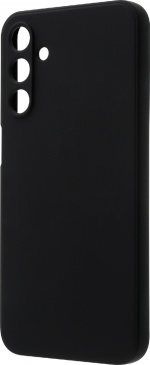 Wave Soft Touch silikonebeskytter, Samsung Galaxy A15, Sort