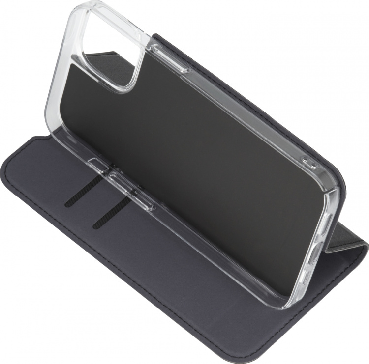 FoneKit BookCase beskyttelsesetui, Samsung Galaxy S24+, sort