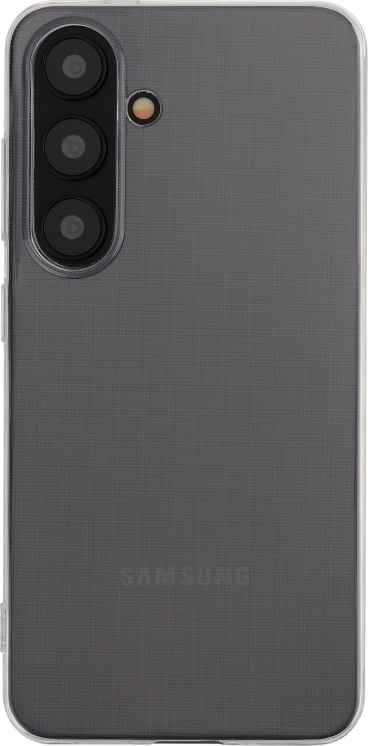 FoneKit silikonebeskytter, Samsung Galaxy S24, gennemsigtig FoneKit silikonebeskytter, Samsung Galaxy S24, gennemsigtig