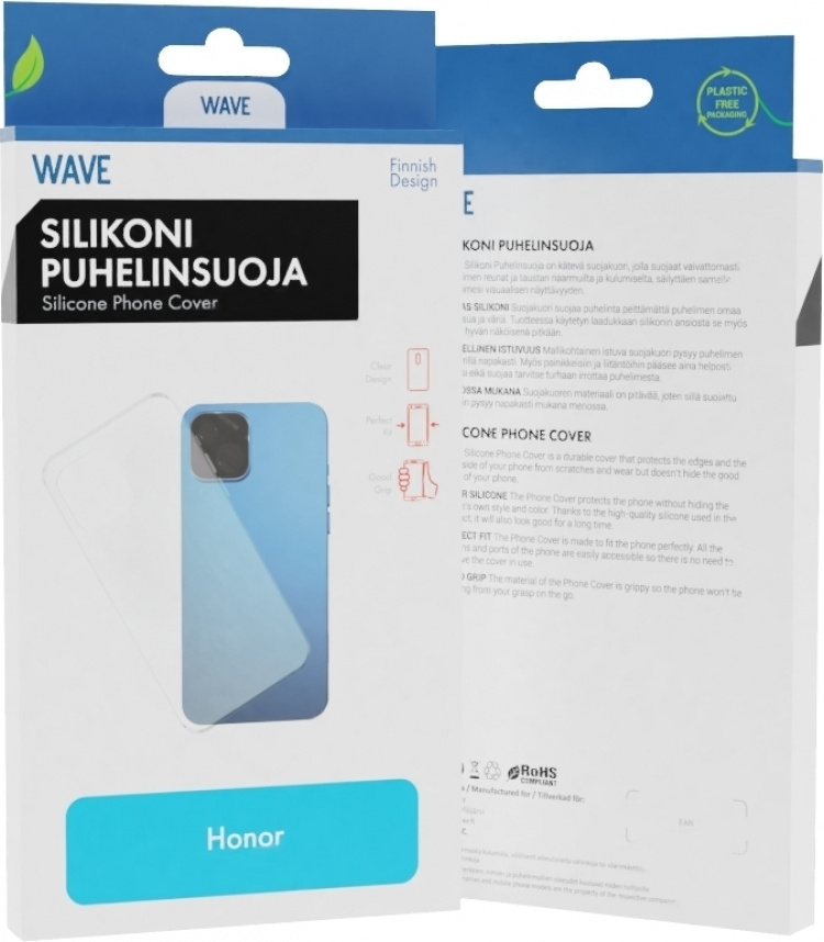 Wave silikonebeskytter, Honor Magic6 Lite, klar